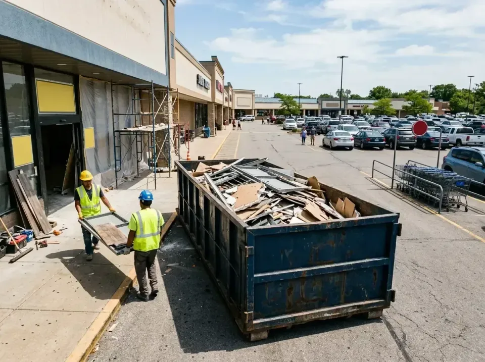 retail-store-renovation-debris-003 — frequently asked questions, Roll-off Dumpster Rentals in Braddock, VA